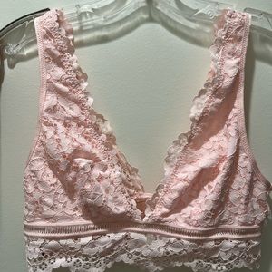 New Victoria Secret Deep V Crop Bralette